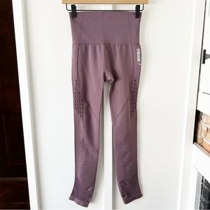 GYMSHARK purple energy seamless leggings
